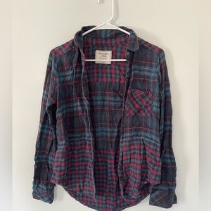 Women Abercrombie Flannel Cardigan
